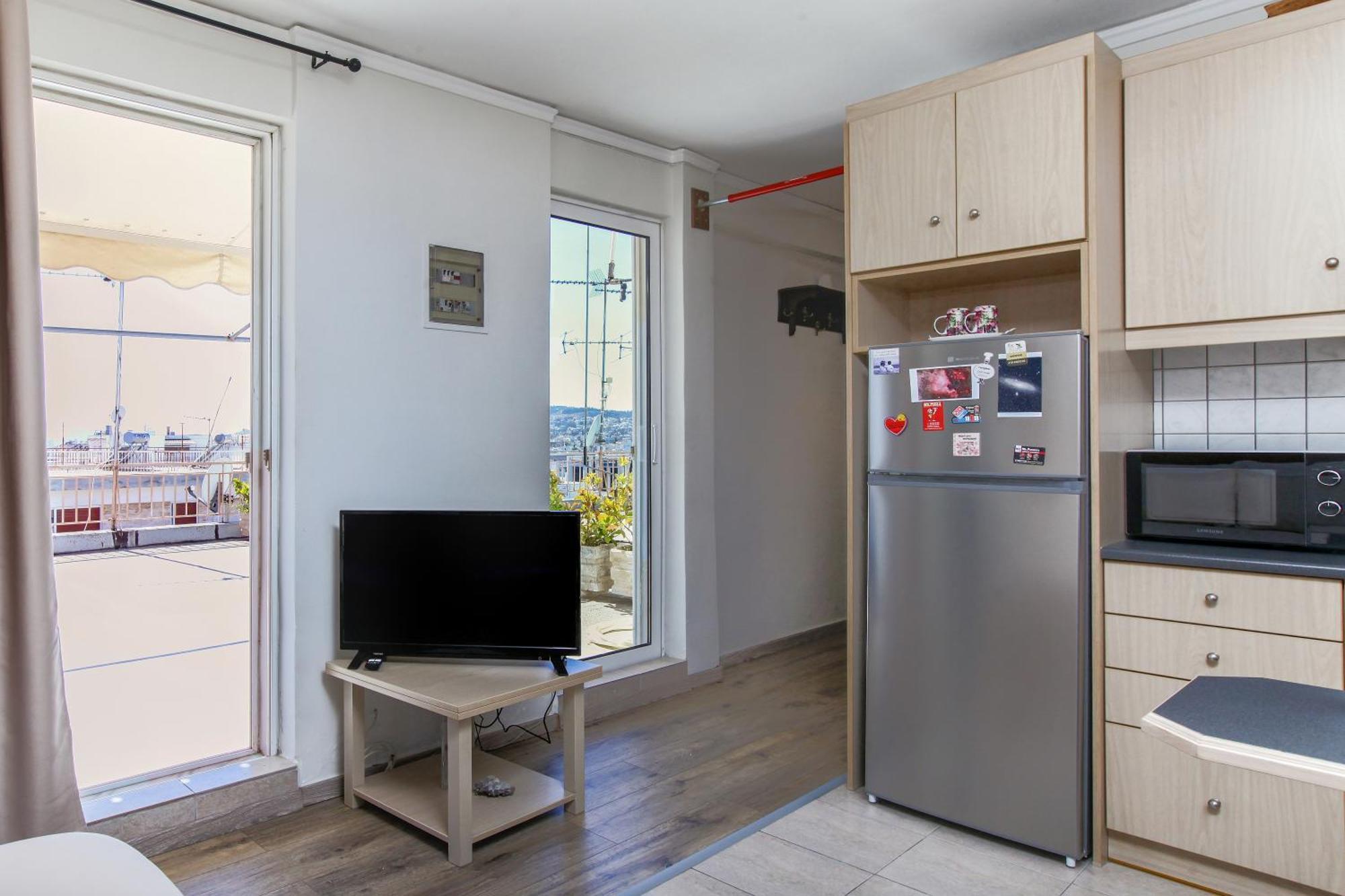 Loft Condo Next To Metro Station. Amazing View! Athens Exterior photo